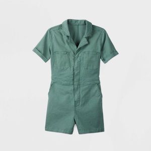 Universal thread boilersuit romper- green size 10